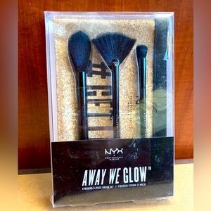 NYX Away We Glow brush set